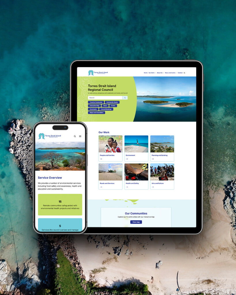 Torres Strait Regional Council - Forte Marketing Website Showcase